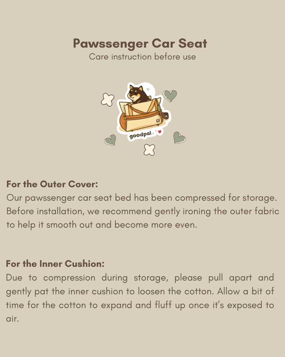 Pawssenger Car Seat - keep your furry co-pilot safe