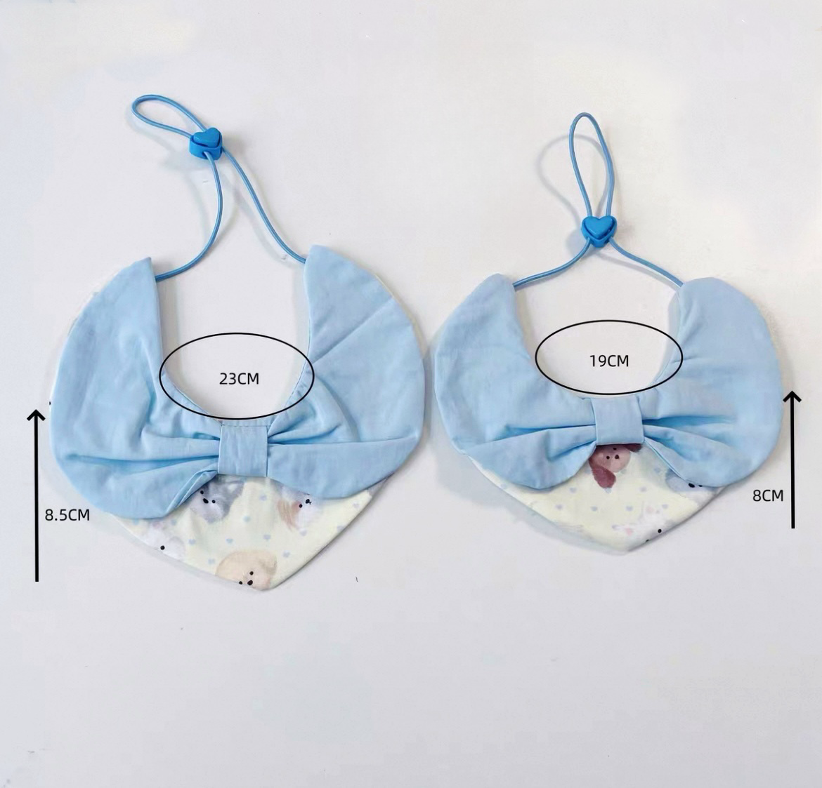 BOWTIE BANDANA BIB IN BLUE - Simple charm for the furbabies