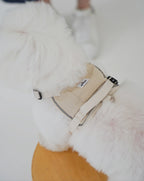 Eco-friendly Everyday Dog Harness for good pals - in Oat and Olive