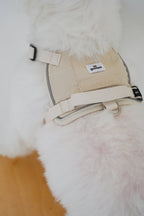 Eco-friendly Everyday Dog Harness for good pals - in Oat and Olive