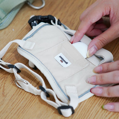 Eco-friendly Harness in Oat for good pal