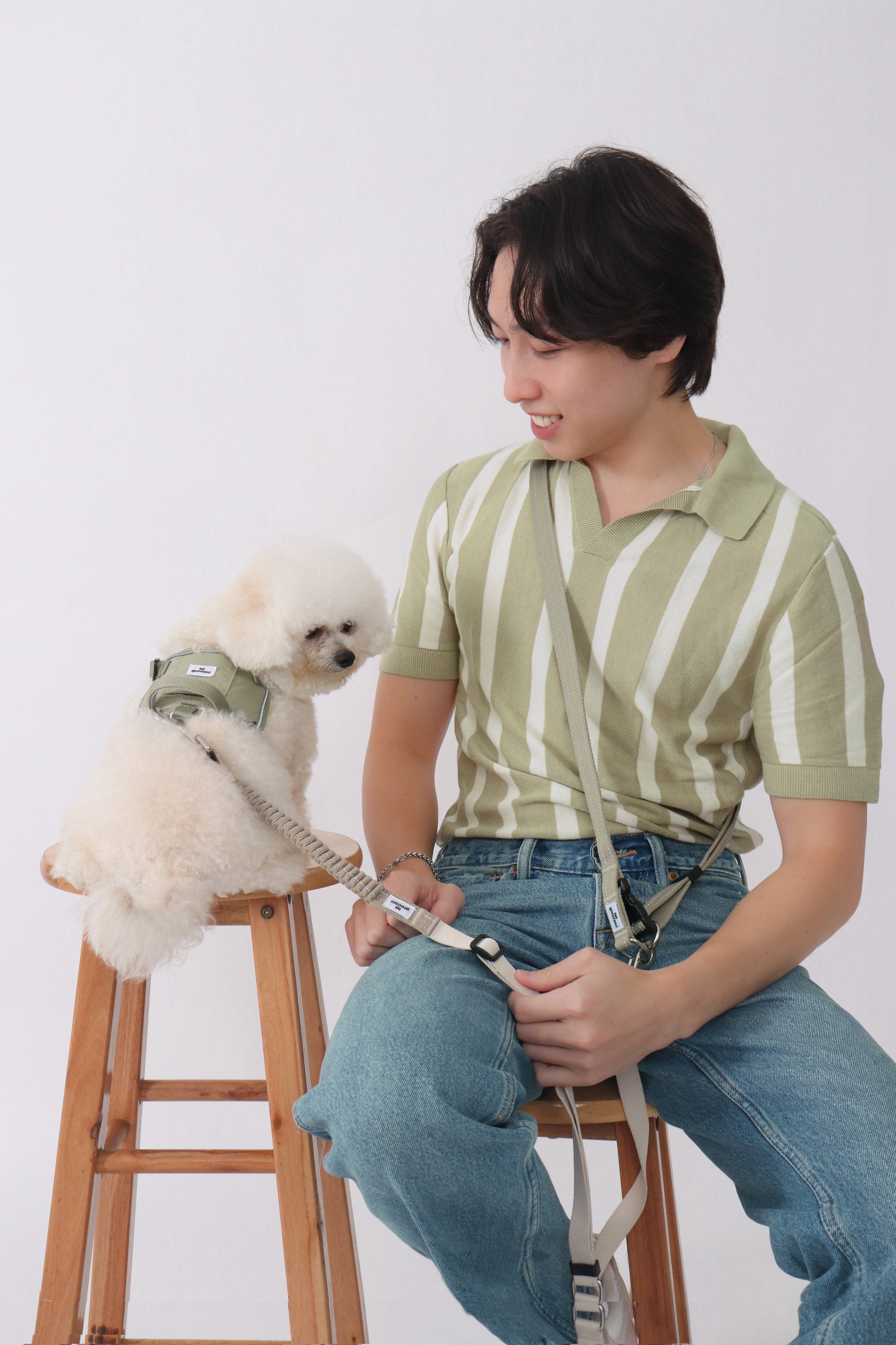 An Eco-friendly Signature Companion Set (Harness + Leash Set A)