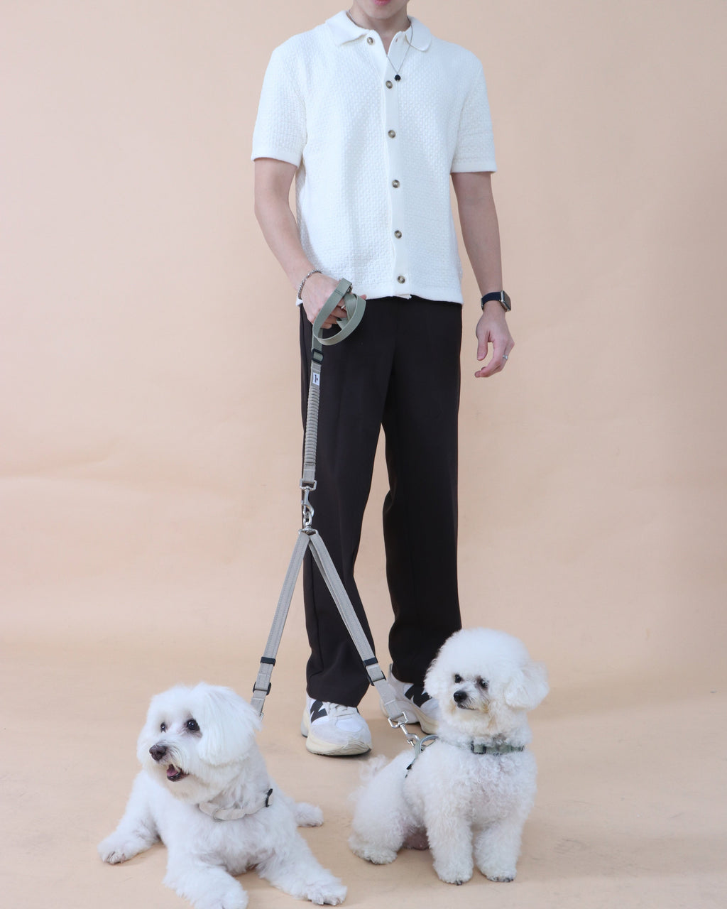 Eco-friendly Set B - Dual Dog Control Multi-Way Leash