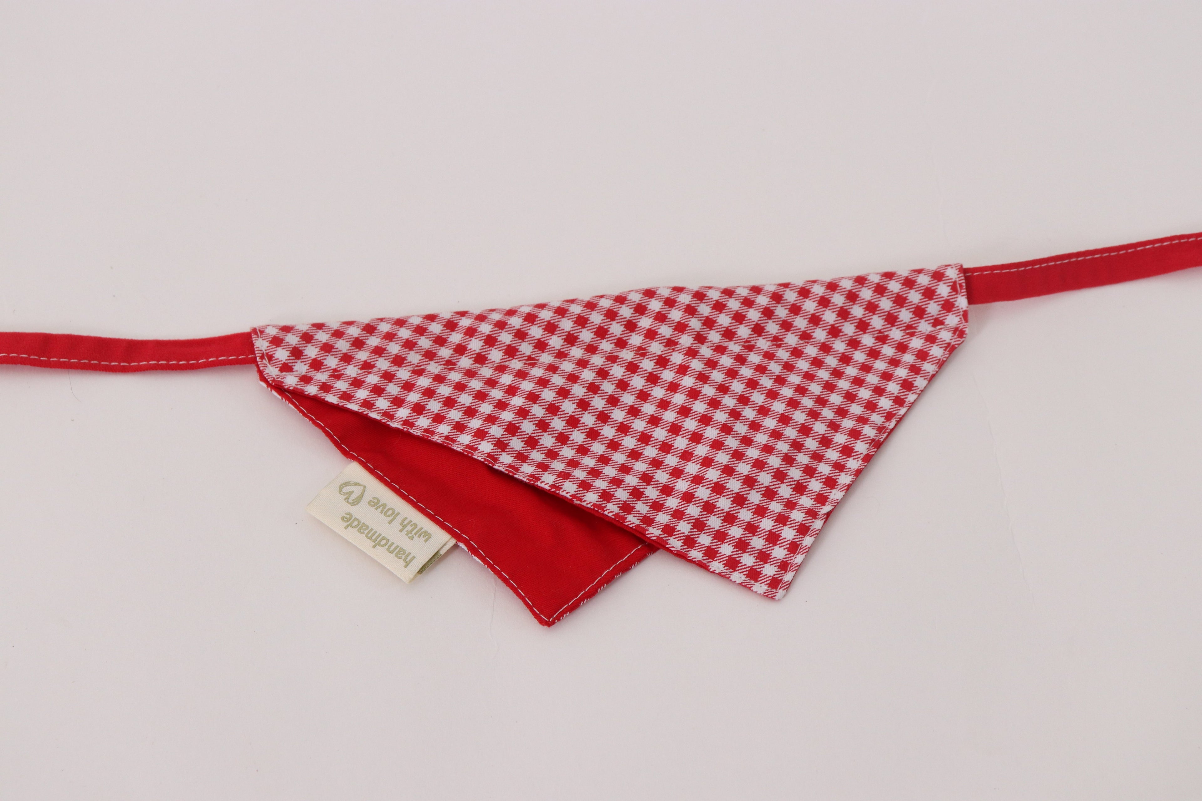 BANDANA BIB in Lavender and Poppin Red - Pawshion for the furbabies